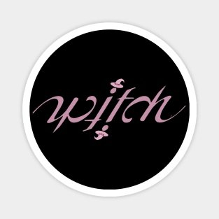 Witch ambigram tee Magnet